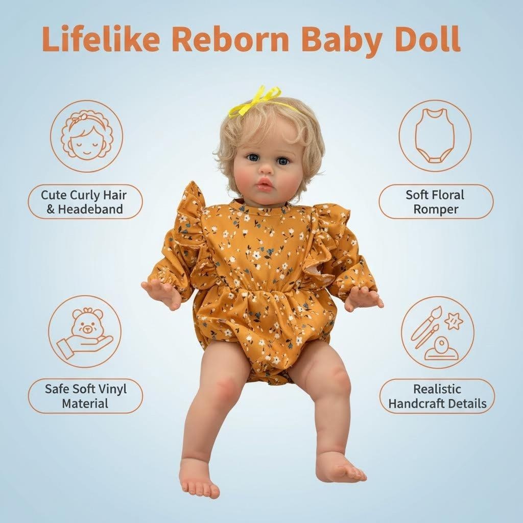 Baby Products For Skin - دمية فنية قابلة للتجميع بطول 60
