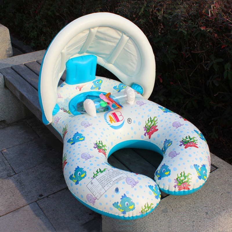 Baby Swimming Floater - حلقة سباحة قابلة للنفخ للأطفال الرضع،