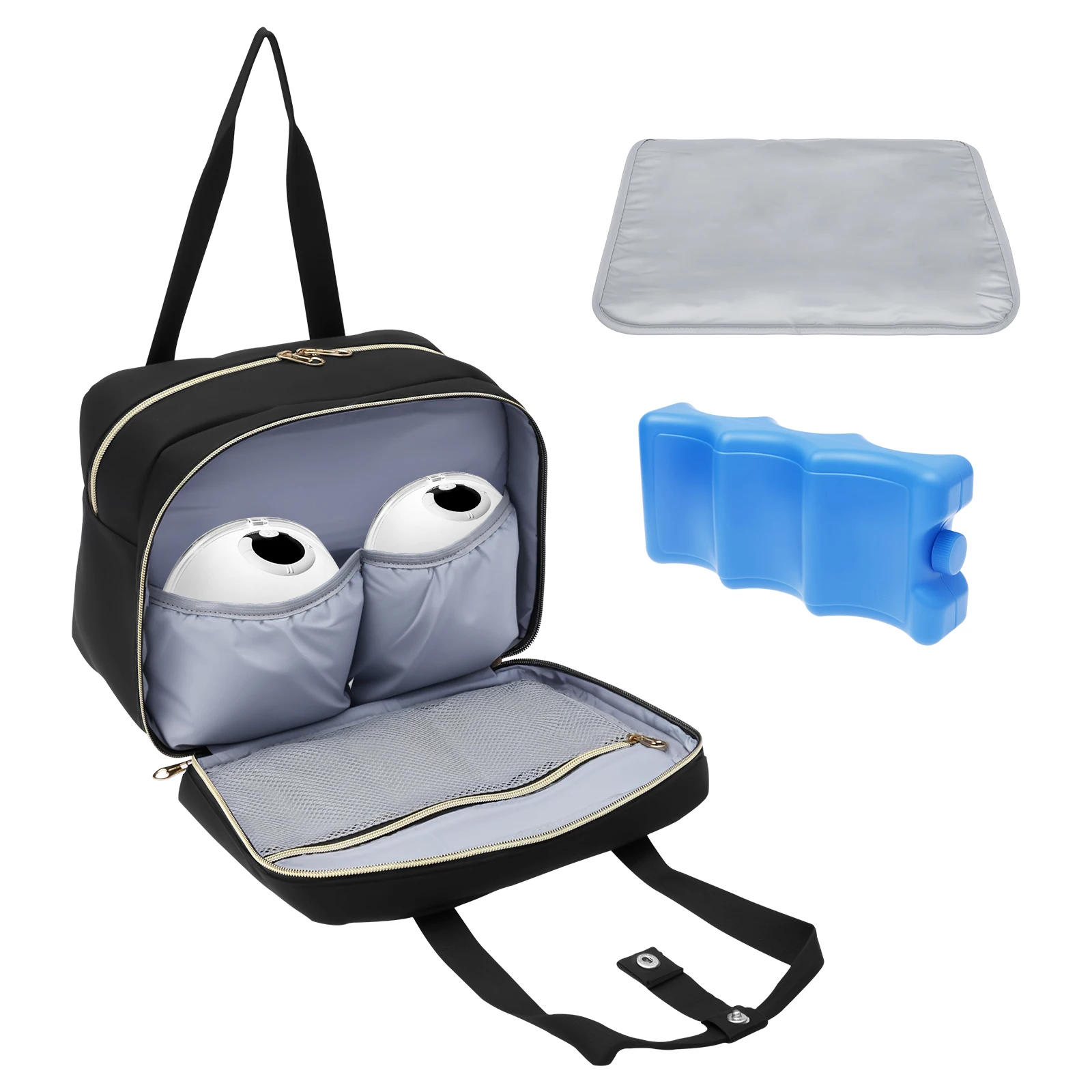 Baby Products Pack - حقيبة تخزين مضخة الثدي مع عبوة