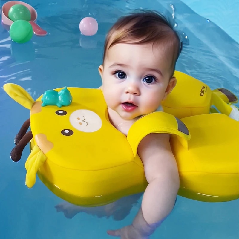 Baby Swimming Floater - حمام سباحة للأطفال غير قابل للنفخ