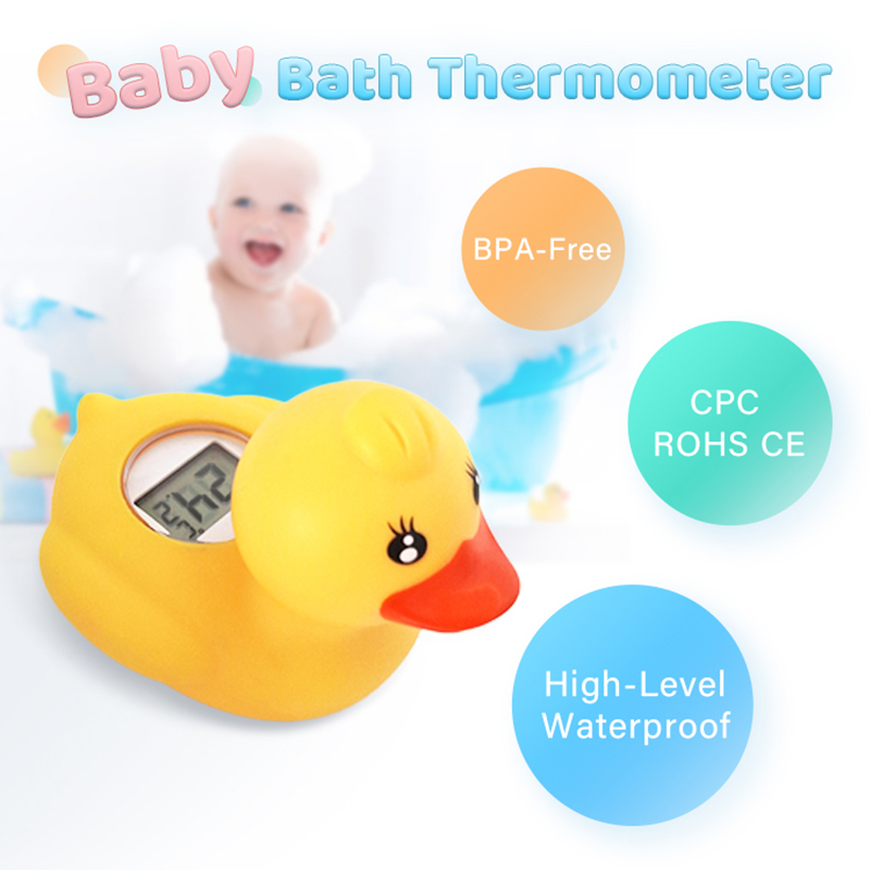 Baby Swimming Floater - 1 قطعة ميزان حرارة حمام الطفل