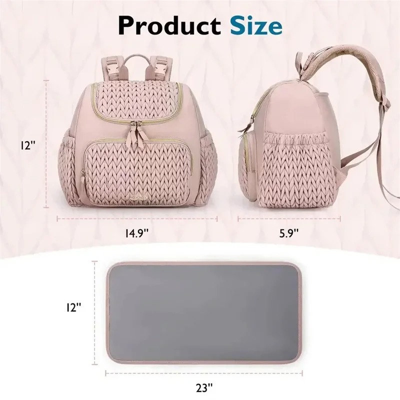 حقيبة ظهر كبيرة السعة للحفاضات - مراجعة Diaper Bag Backpack وسعره