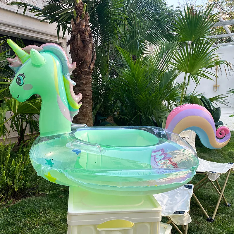حلقة سباحة يونيكورن قابلة للنف - مراجعة Baby Swimming Floater وسعره