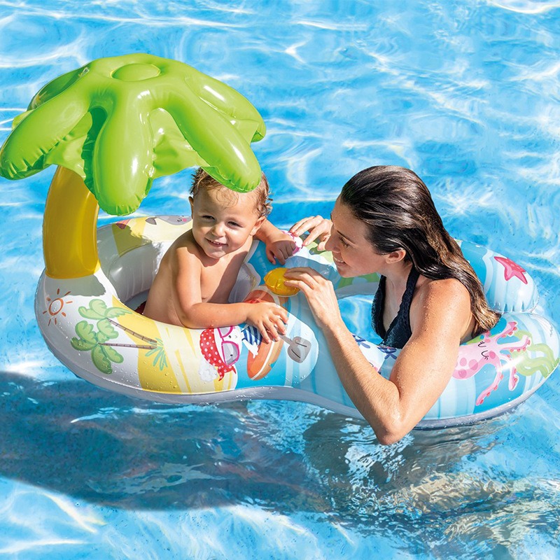حلقة سباحة قابلة للنفخ للأطفال - مراجعة Baby Swimming Floater وسعره