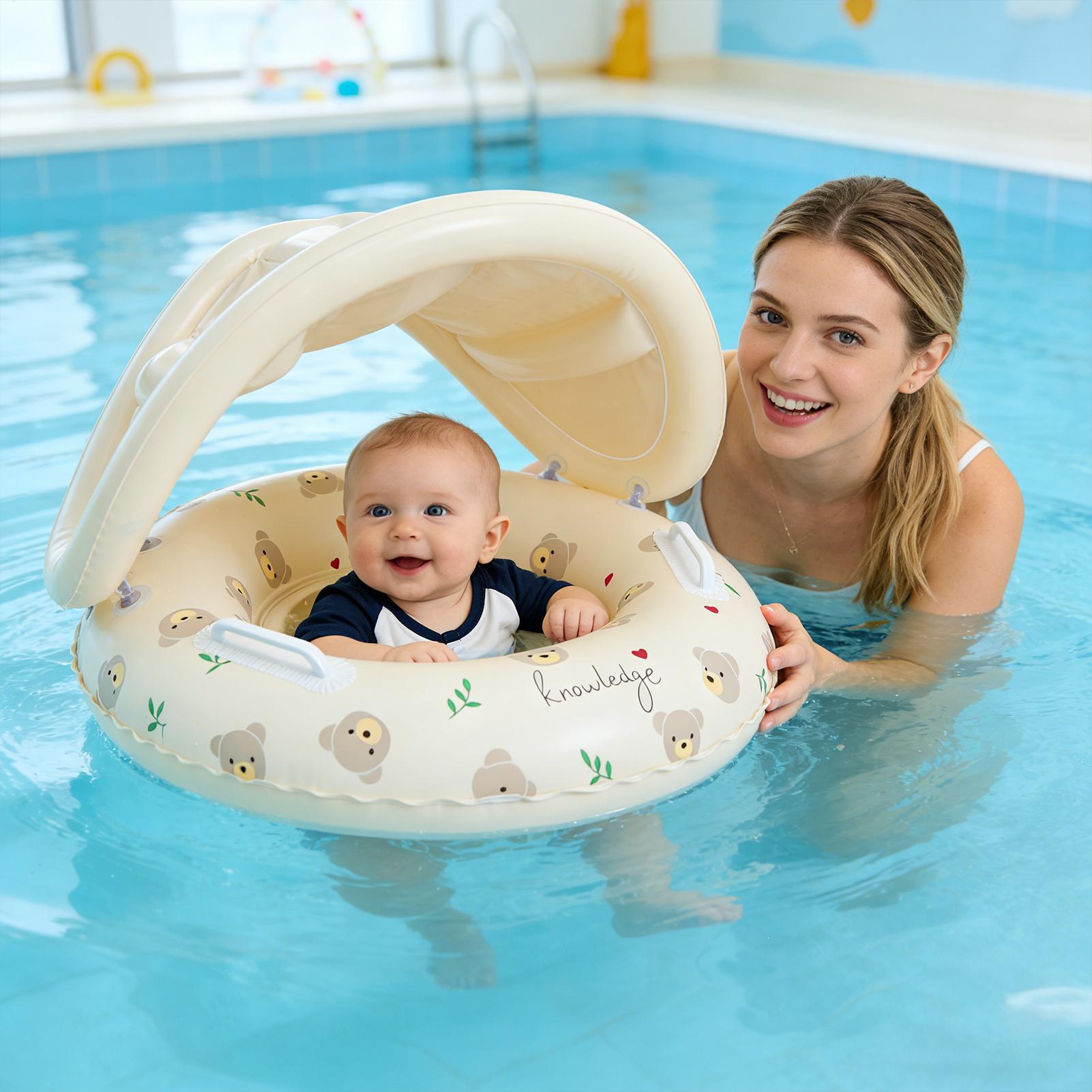 حلقة سباحة للأطفال قابلة للنفخ - مراجعة Baby Swimming Floater وسعره