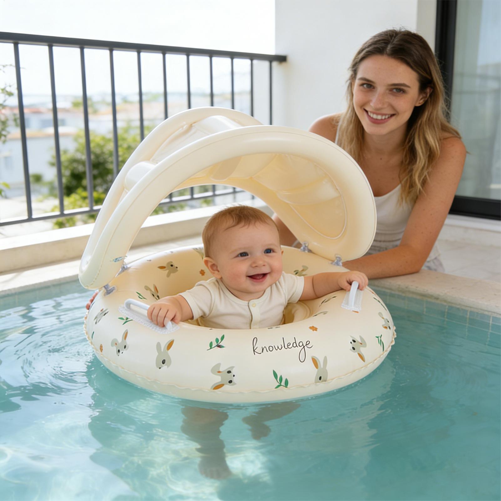 حلقة سباحة للأطفال قابلة للنفخ - مراجعة Baby Swimming Floater وسعره