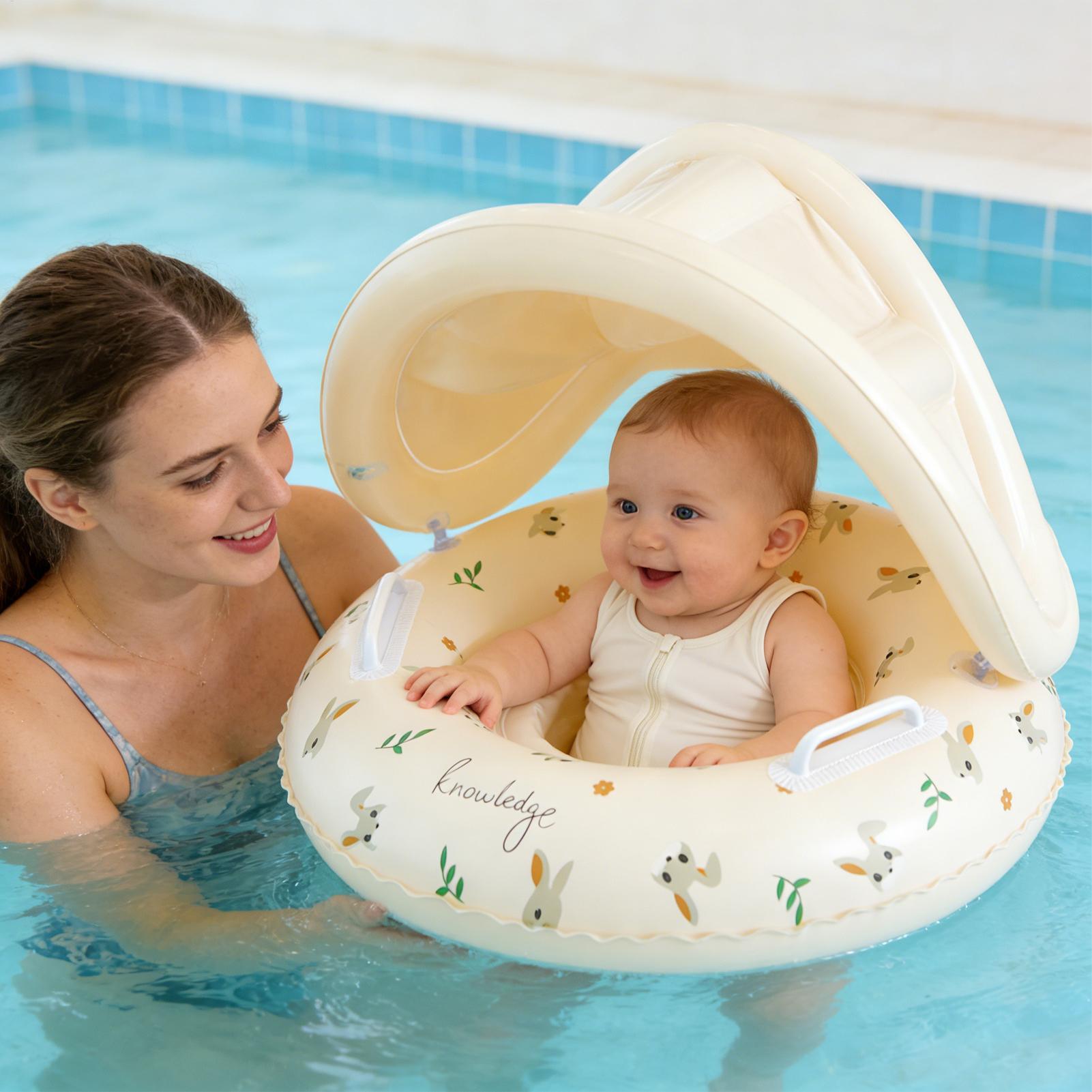حلقة سباحة للأطفال قابلة للنفخ - مراجعة Baby Swimming Floater وسعره