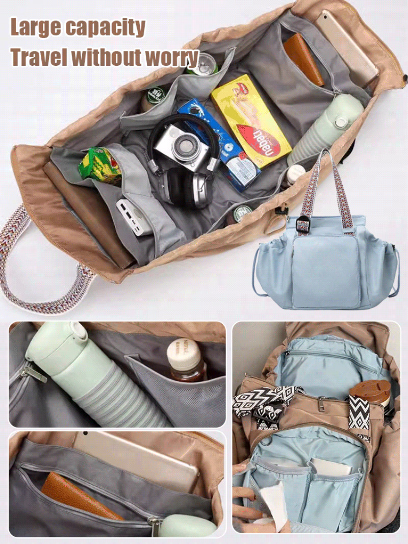 حقيبة ظهر نسائية متعددة الوظائ - مراجعة Diaper Bag Backpack وسعره